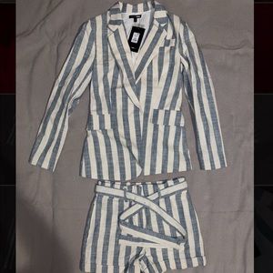 Fashion Nova Hampton Vibes Short Set NWT